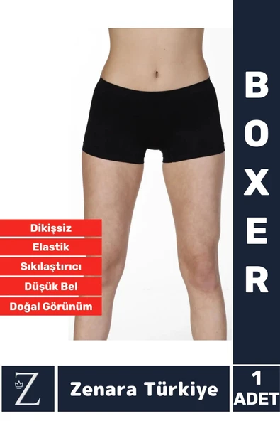 Gündelik İz Göstermez Düşük Bel Vücut Sıkılaştıran İncelten Toparlayan Dikişsiz Bato Boxer Korse ürün görseli