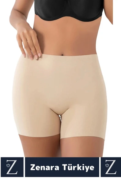 Gündelik İz İç Göstermez Kaymaz Vücut Sıkılaştıran Şekillendiren Toparlayan LAZER KESİM Boxer Korse - Resim 2