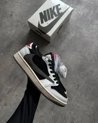 NIKE Travis Scott x Air Jordan 1 basketbol ayakkabıları - 3