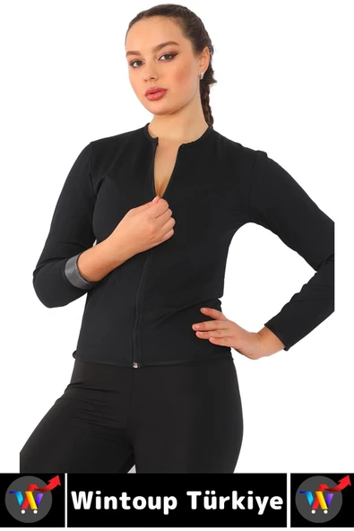 Gündelik Spor Kullanım Terleme Hızlandıran Rahat Destekleyici TERMAL SAUNA UZUN KOL TAKIM - 5