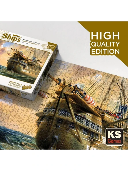 KS Games Hms Agamemnon In Atlantic 500 Parça Puzzle - Resim 4