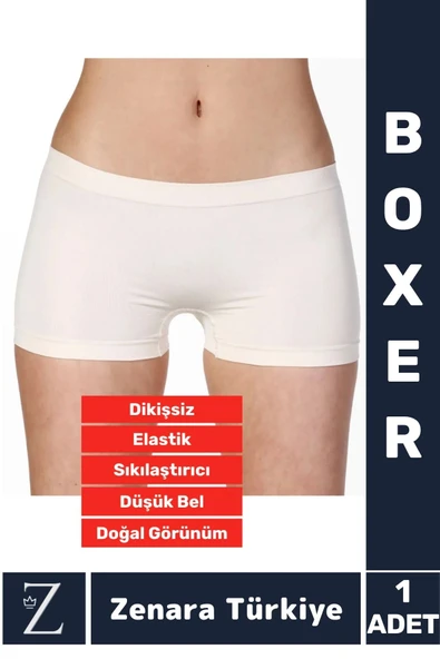 Gündelik İz Göstermez Düşük Bel Vücut Sıkılaştıran İncelten Toparlayan Dikişsiz Bato Boxer Korse ürün görseli