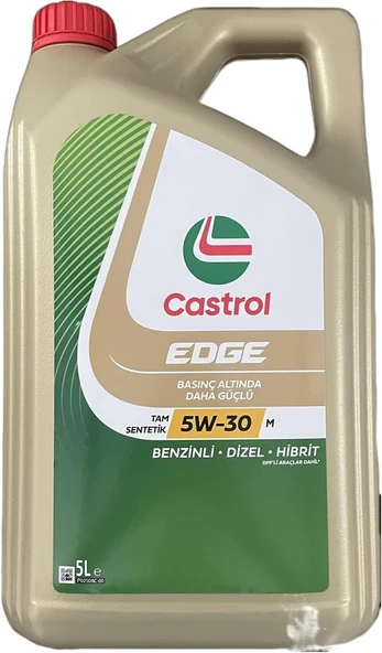 Castrol Edge 5w-30 M 5 Litre 2025 Ü.T ürün görseli 1