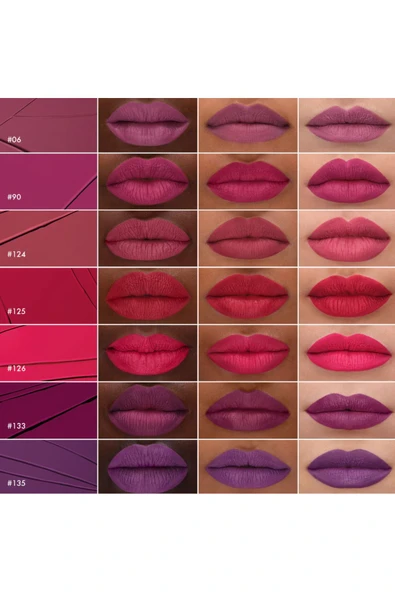 Cream Lip Stain Bulaşmayan Kadife Bitişli Ruj Mat Likit Ruj Yüksek kapatıcılık 10 saat kalıcı (5 ml) - 6