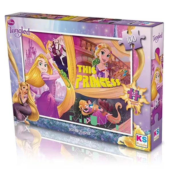 Ks Games Puzzle 100 Parça Tangled Puzzle