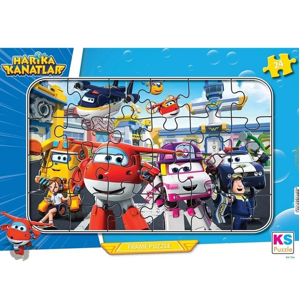KS Games Harika Kanatlar Frame Puzzle 24 Parça - 1