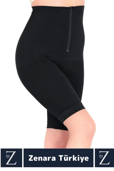 Özel Üretim Gündelik Vücut Sıkılaştıran İncelten Toparlayan Beden Küçülten Fermuarlı Klasik Korse - Resim 3