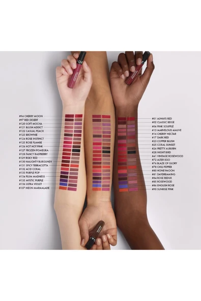 Cream Lip Stain Bulaşmayan Kadife Bitişli Ruj Mat Likit Ruj Yüksek kapatıcılık 10 saat kalıcı (5 ml) - 3