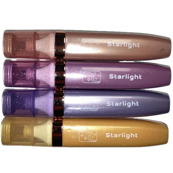 Bafix Fosforlu Kalem Simli Starlight 4 Lü Blister Simli Fosforlu Kalem - 3