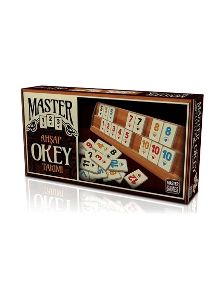 Ks Games Okey Takımı Ahşap Master Elegance Ahşap Okey Takımı