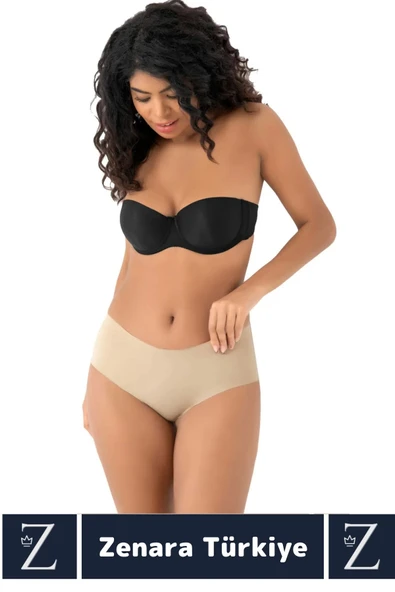 Gündelik İz Göstermez Vücut Sıkılaştıran İncelten Toparlayan Lazer Kesim Dikişsiz Bato Külot Korse - Resim 4