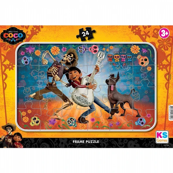Ks Games Puzzle 24 Parça Coco Frame Puzzle