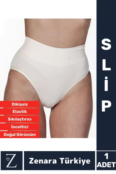 Gündelik İz Göstermez Alt Karın Toparlayan Sıkılaştıran İncelten Dikişsiz Yüksek Bel Slip Korse