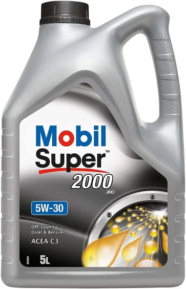 Mobil Super 2000 XE 5W30 Motor Yağı, 5 L ürün görseli