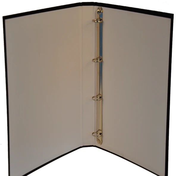 Bafix Talebe Klasörü Pvc 4 Halkalı A4 Siyah (20 Li Paket)