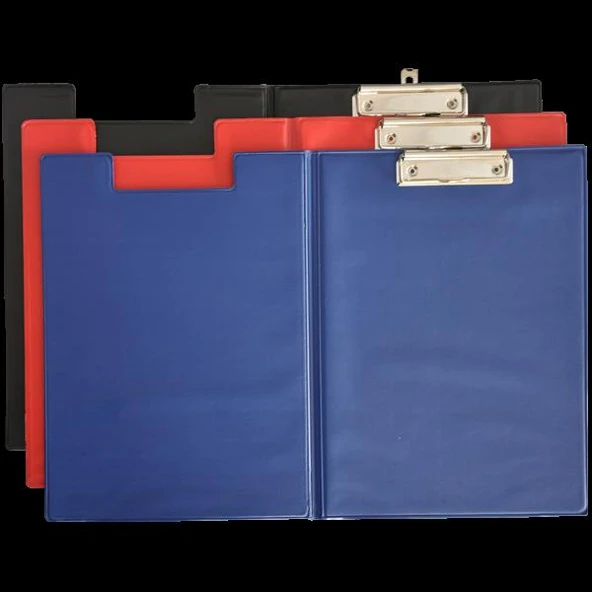 Bafix Kapaklı Sekreterlik Plastik A4 Mavi (50 Li Paket)