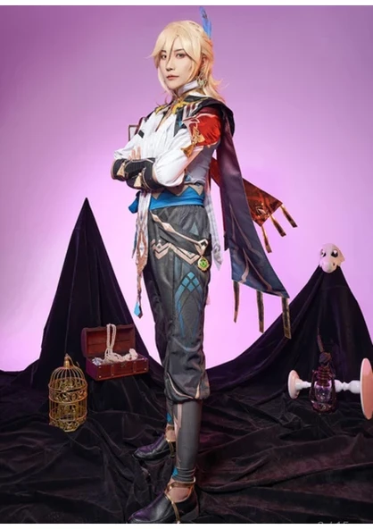 Osıas Genshin Impact Kaveh Cosplay Kostüm, Cosplay Kostüm, Genshin Kostüm, Kaveh Kostüm, Osıas Kostüm