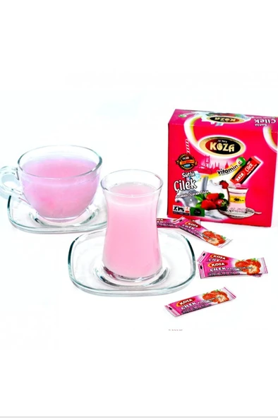 Koza Tek İçimlik Çilek Aromalı Toz İçecek 50'li - 2