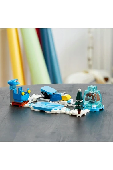 ® Super Mario™ Ice Mario Kostümü ve Donmuş Dünya Ek Macera Seti 71415 - Yapım Seti (105 Parça) - 10