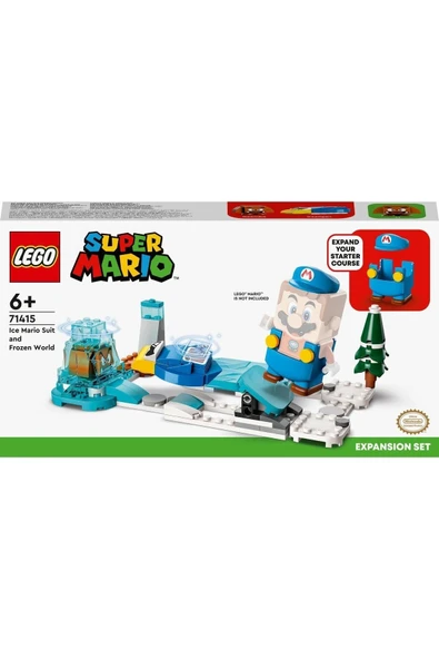 ® Super Mario™ Ice Mario Kostümü ve Donmuş Dünya Ek Macera Seti 71415 - Yapım Seti (105 Parça) - 3