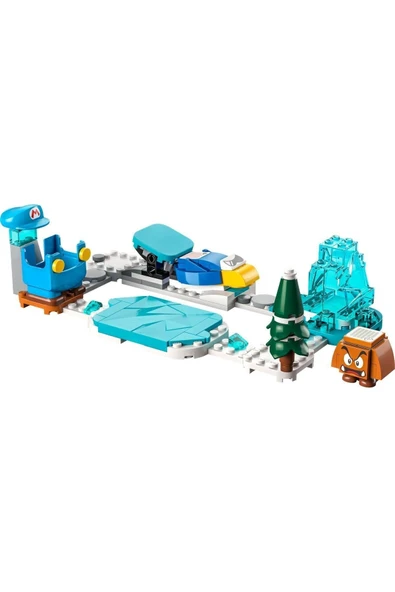 ® Super Mario™ Ice Mario Kostümü ve Donmuş Dünya Ek Macera Seti 71415 - Yapım Seti (105 Parça) - 2