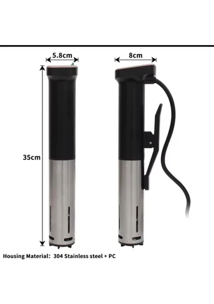 Sous Vide Wifi Ocak Daldırma Sirkülatör, Sıcaklık Süresi ve Dokunmatik Kontrol, Çok Amaçlı Pişirici - 3