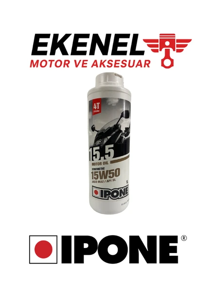 IPONE 15.5 15W-50 4T Motosiklet Yağı 1 Litre | Sıcak İklim ve Yüksek Koruma