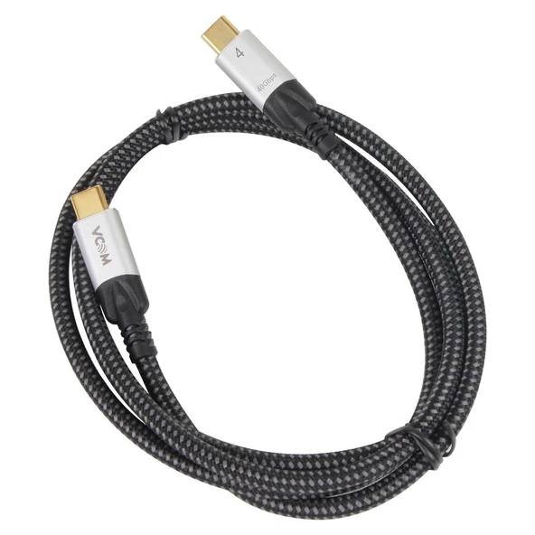 Vcom Type-C to Type-C 1.2 Metre 40Gbps USB4 5 Amper Şarj Kablosu - 2