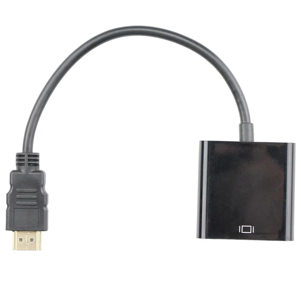 Vcom Siyah Hdmi Erkek To Vga Dişi Dönüştürücü - 2
