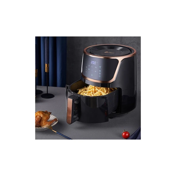 Upany Xxl Air Fryer 6,5 L Yağsız Fritöz Siyah - 4
