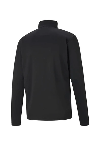 Puma Rise Trg Poly 65739203 Siyah Erkek Fermuarlı Swaetshirt - Resim 2