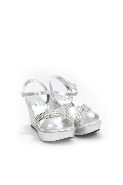 Papuçcity Lgzz 03145 Kadın Dolgu Taban Sandalet - 2