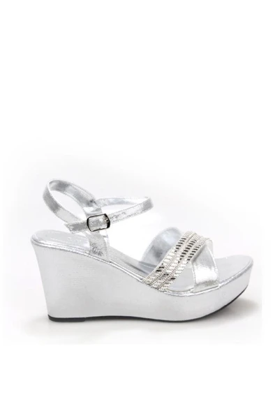 Papuçcity Lgzz 03145 Kadın Dolgu Taban Sandalet