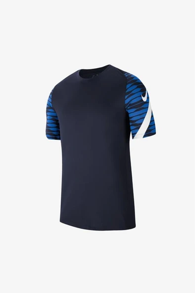 Nike M DF Strike 21 Top SS CW5843-451 Lacivert Erkek Tişört