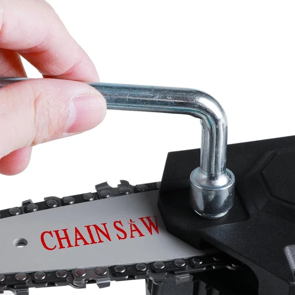 Ayt Powermaster PM-20309 Zincirli Şarjlı Matkap Testere 24 Volt 550 Watt Küçük Budama Testeresi - 5