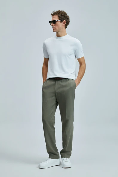 Lufian 111090110 Tıno Modal Karışımlı Tişort Erkek T-Shirt - Resim 6