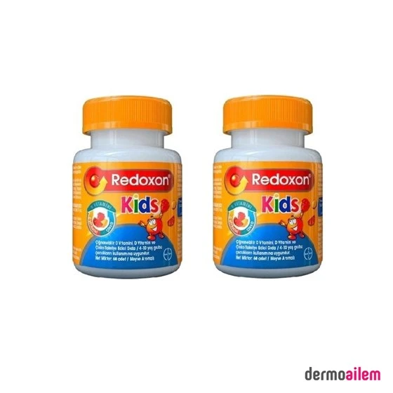 Redoxon Kids 60 Çiğnenebilir Tablet 2'li