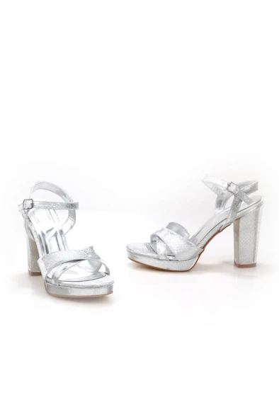 Papuçcity Tamer 03146 10 Cm Platform Topuklu Kadın Abiye Ayakkabı - 3