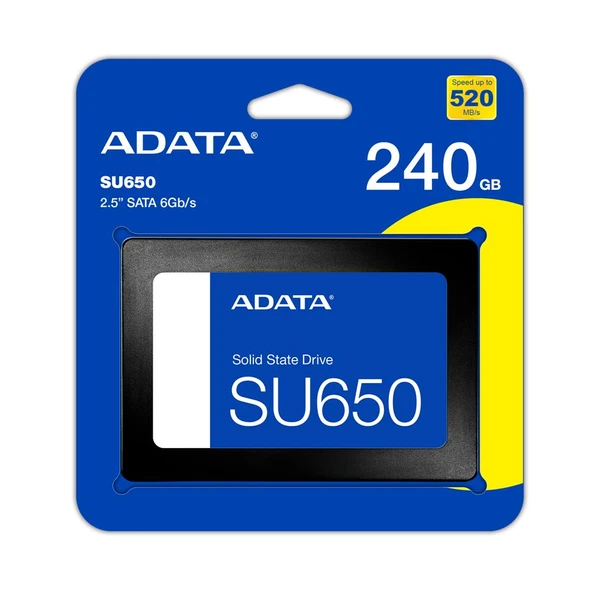 Adata 240 GB 2.5" SU650 520-450MB-s Ssd Harddisk - Resim 2