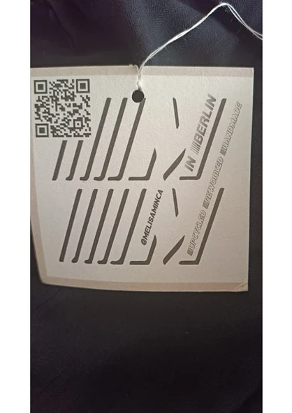 Melısa Mınca Özel Tasarım Elbise, Geri Dönüştürülmüş Elbise, Özel Tasarım Elbise, Unisex Elbise, After Parti Elbisesi - 4