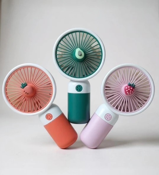 Avec USB Şarjlı El Fanı I Mini Taşınabilir Fan I Yaz Serinleticisi I Vantilatör I Telefon Standlıı - 4