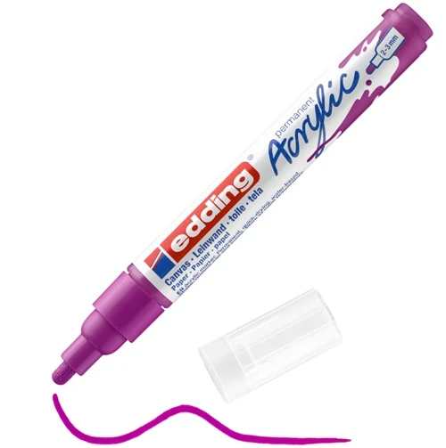 Edding Akrilik Markör Kalem Berry Dut Rengi - 2 adet