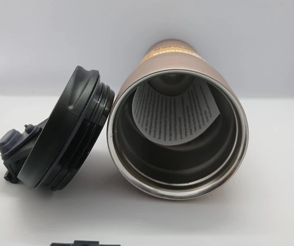 SS THERMOS MUG 400 ML PASLANMAZ ÇELİK TERMOS BASIK MODEL - 4