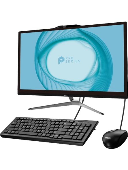MSI PRO AP222T 13M-091XEU 21.5 FHD I5-13400 8GB RAM 256GB SSD FDOS DOKUNMATIK SIYAH AIO PC - 2