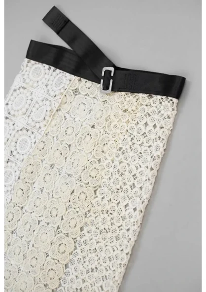 Melısa Mınca Tığ Işi Etek ve Crop, Tığ Işi Etek ve Crop, Etek ve Crop, Unisex Crop ve Etek, After Parti Etek ve Crop - 4