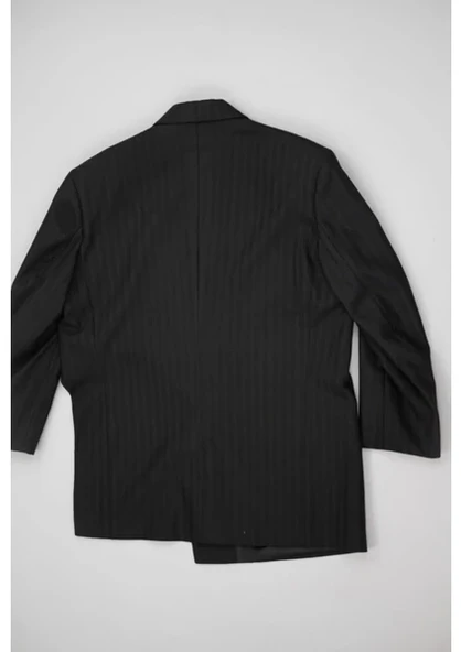 Melısa Mınca Özel Tasarım, Etek Takım Kesim Kombinasyonu, Etek ve Ceket Takım, Siyah Etek Takım, Unisex Etek Ceket Takım - 5