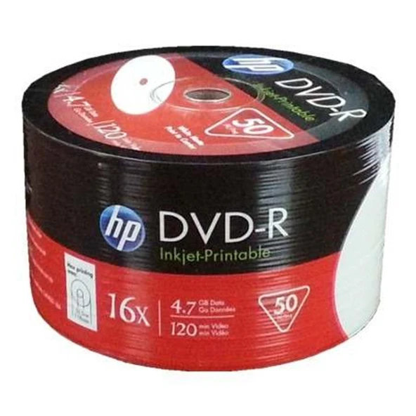 Hp DVD-R 4.7 GB -120min 16x 50 li Shrink
