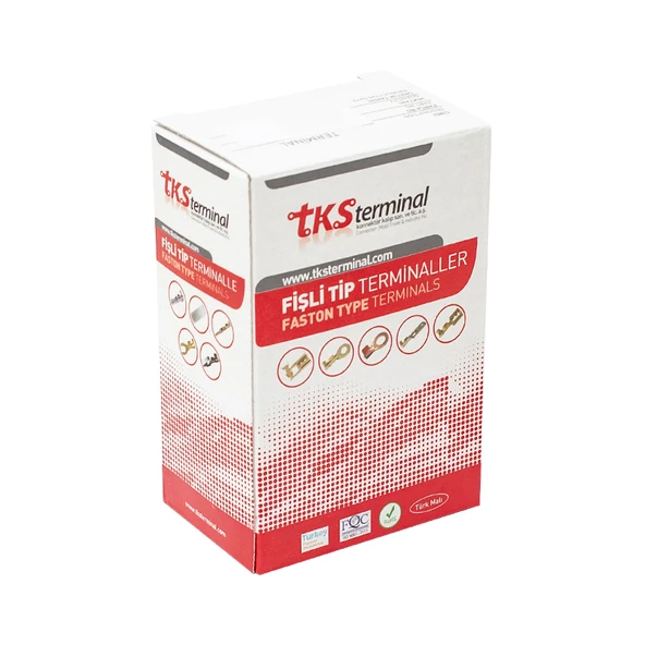 SARI KABLO PABUÇ (TKS-4)  PAKETİ (250LİK) PAKET FİYATI 5.20 MM TOPRAKLAMA (4915) - 2