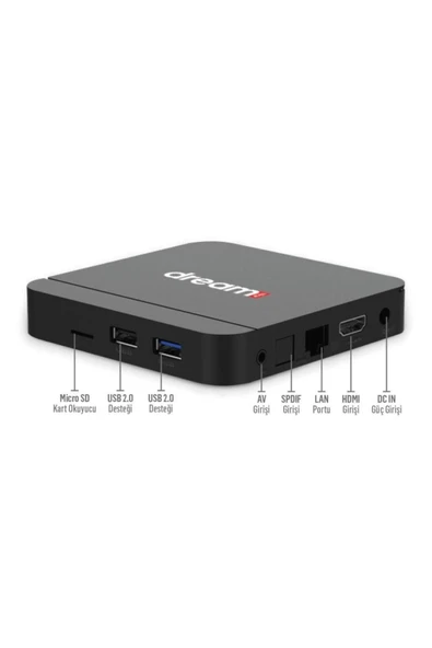 Dreamstar i6 6K Android Tv Box 4gb Ram 64GB Hafıza Android 12 - 2