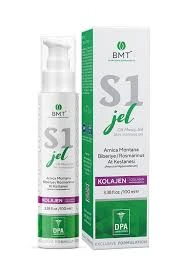 Biomet S1 Masaj Jeli 100 ml Glukozamin Kolajen Bromelain Hyaluronik Asit Kondroitin Boswellia Kafur Krem